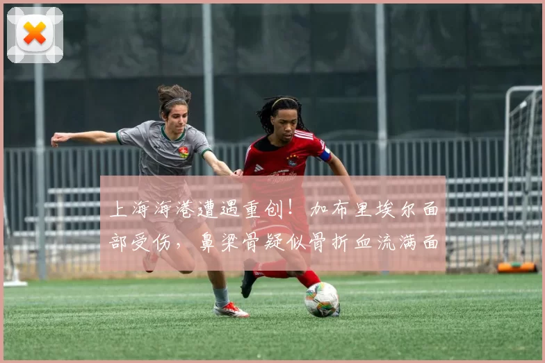 上海海港遭遇重创！加布里埃尔面部受伤，鼻梁骨疑似骨折血流满面_比赛_1_亚冠