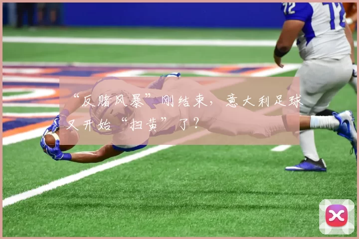 “反赌风暴”刚结束，意大利足球又开始“扫黄”了？